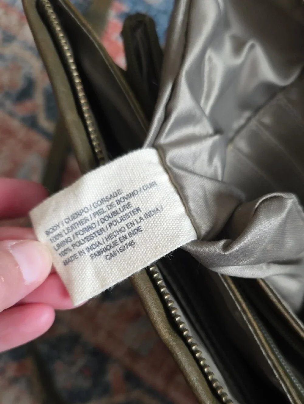 Lucky Brand Olive Crossbody Shoulder Bag